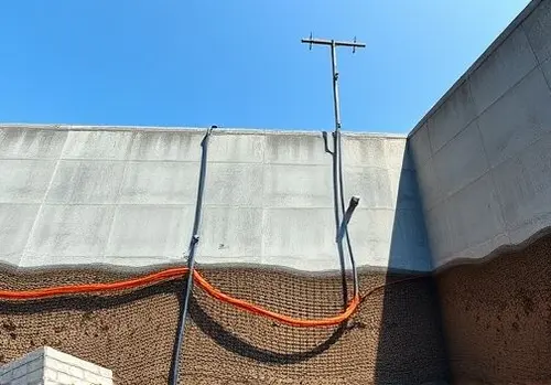 اتصال سیم به صفحه زمین در سازه های بتنی