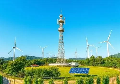 برج های مخابراتی و منابع انرژی تجدیدپذیر