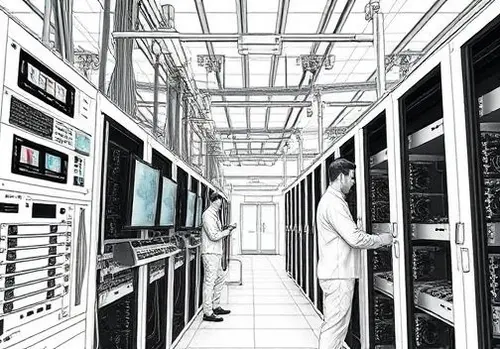 نصب در تاسیسات مخابراتی