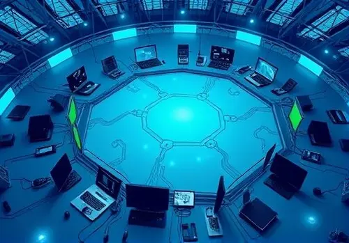 اتصال تجهیزات به صورت دایره ای