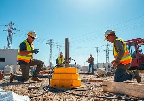 اتصال سیم به زمین پد با استفاده از قالب یکبار مصرف
