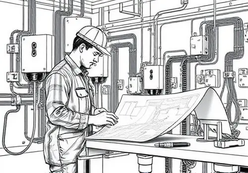 نصب در تأسیسات برقی
