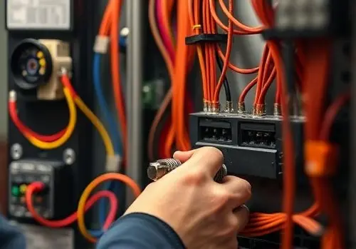 اتصال سیم به گیرنده های برق