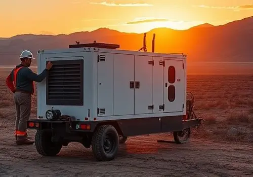 استفاده در عملیات میدانی در نیروگاه های سیار یا ژنراتورها