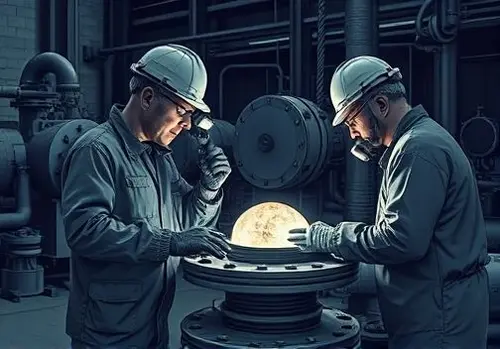 تشخیص معایب کیفی عایق های فلنج