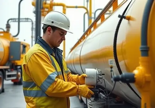 پایش اتصال ارت در تانکرهای حمل سوخت