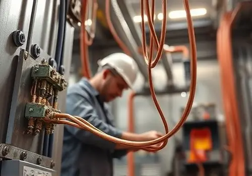 اتصالات میله زمین و سیم