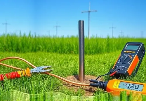 اتصال سیم به پایگاه زمین