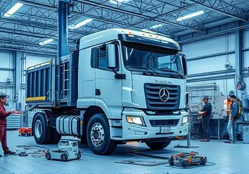 نصب بر روی وسایل نقلیه سنگین