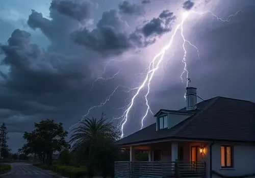 کاهش خطرات ناشی از صاعقه