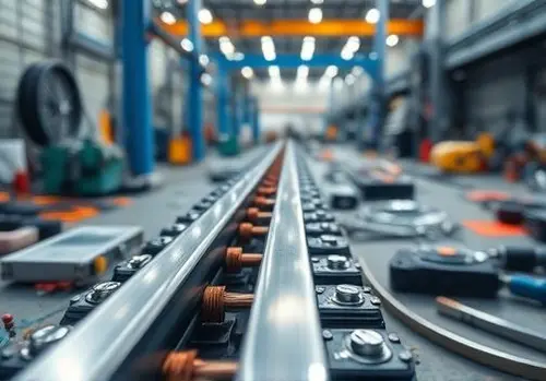 اتصال سیم به ریل های مغناطیسی