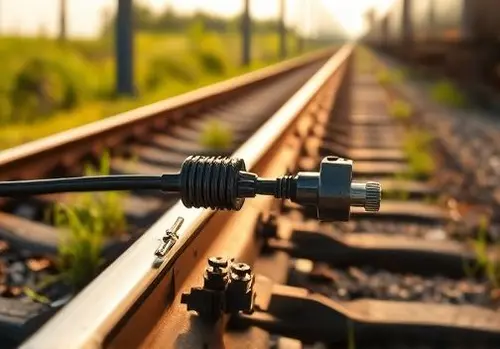 اتصال سیم به ریل راه آهن