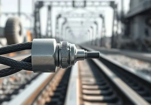 اتصال سیم به ریل راه آهن