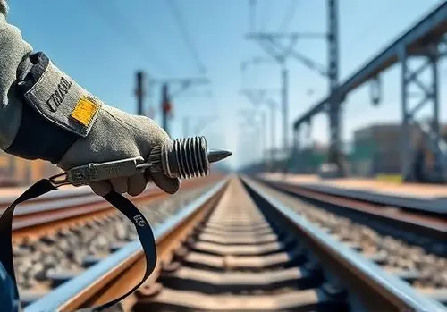 اتصال سیم به ریل راه آهن