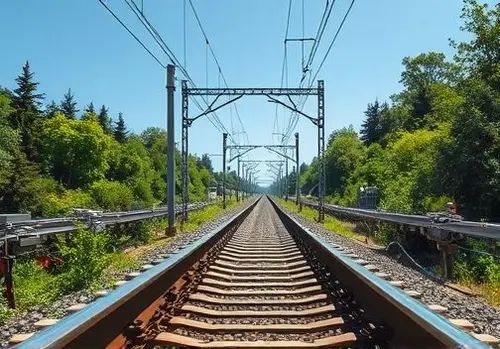 اتصال سیم به ریل راه آهن