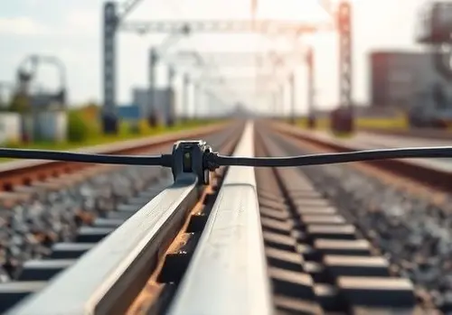 اتصال سیم به ریل راه آهن