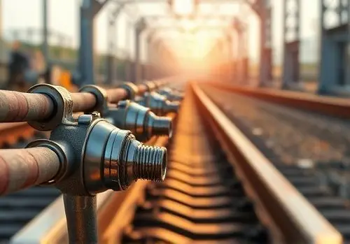 اتصال سیم به ریل های ریلی