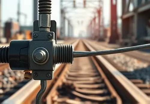 اتصال سیم به ریل راه آهن
