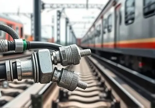 اتصال سیم به ریل راه آهن