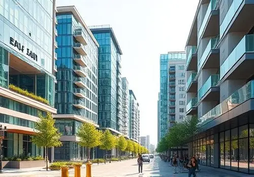 ساختمان های مسکونی و تجاری