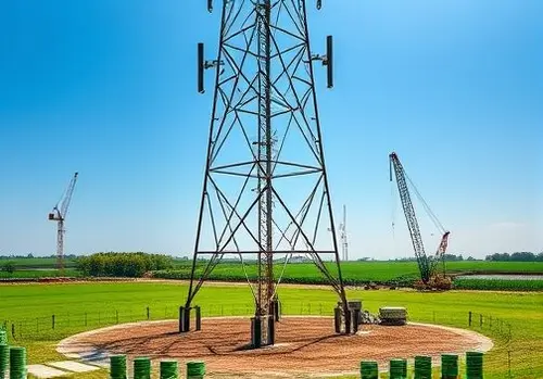 پایه های دکل های مخابراتی