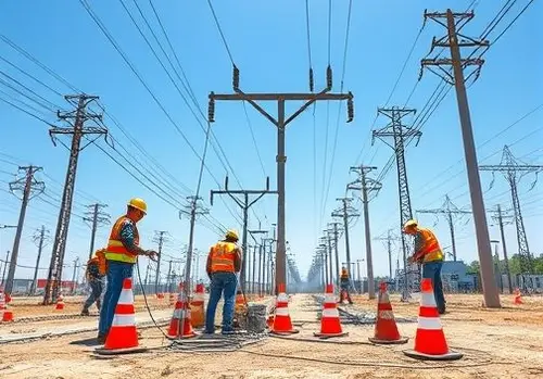 ایجاد ارتینگ موقت در پست های برق