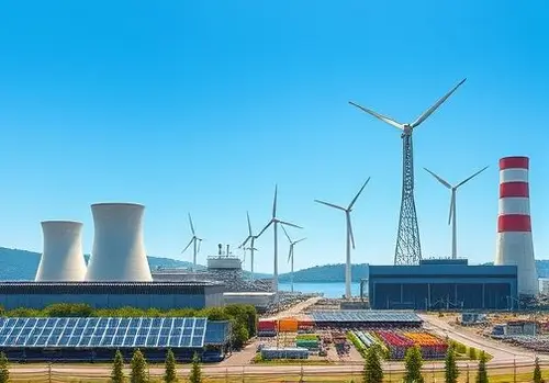 نیروگاه های برق حرارتی و بادی