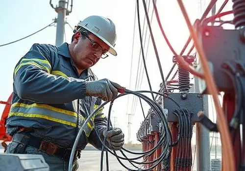 اتصال سیم به میله های زمین گیر