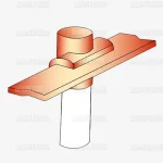 اتصال سه راهی تسمه به میله ارت (BR-TH)