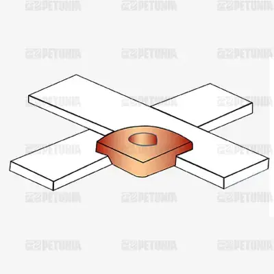 اتصال چهار راه عبوری تسمه به تسمه (BB-X)