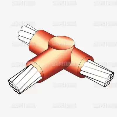 اتصال افقی سه راهی سیم به سیم (CC-TH)