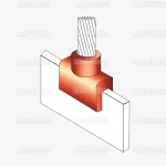اتصال عمودی سیم به تسمه (CBS-VS)