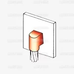 اتصال افقی سیم به تسمه(CB-T)