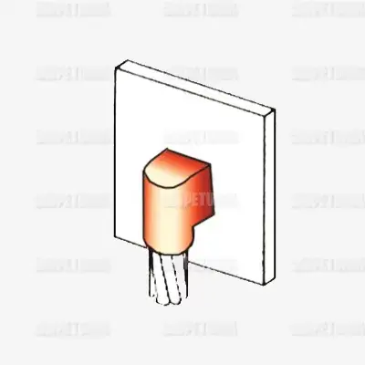 اتصال افقی سیم به تسمه(CB-T)