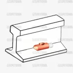 اتصالات انتهای سیم (سمت راست) به ریل (CI-THD)