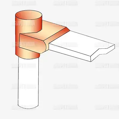اتصال تسمه به میله ارت (BR-AH)