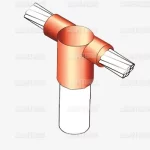 اتصال سه راهی سیم به میله ارت (CR-T)