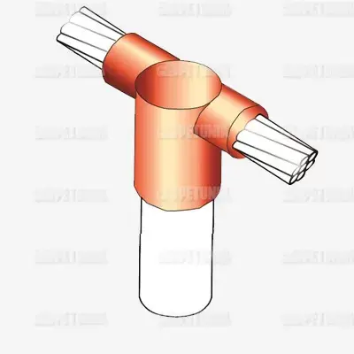 اتصال سه راهی سیم به میله ارت (CR-T)